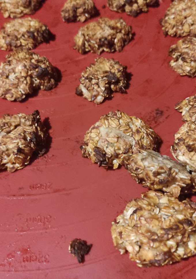 Una foto de Galletas plátano y avena