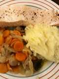 Filete de salmón en olla exprés