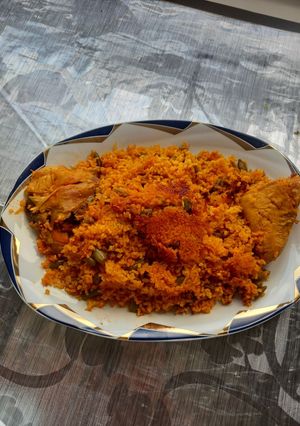 عکسی از دستور لوبیاپلو با مرغ
