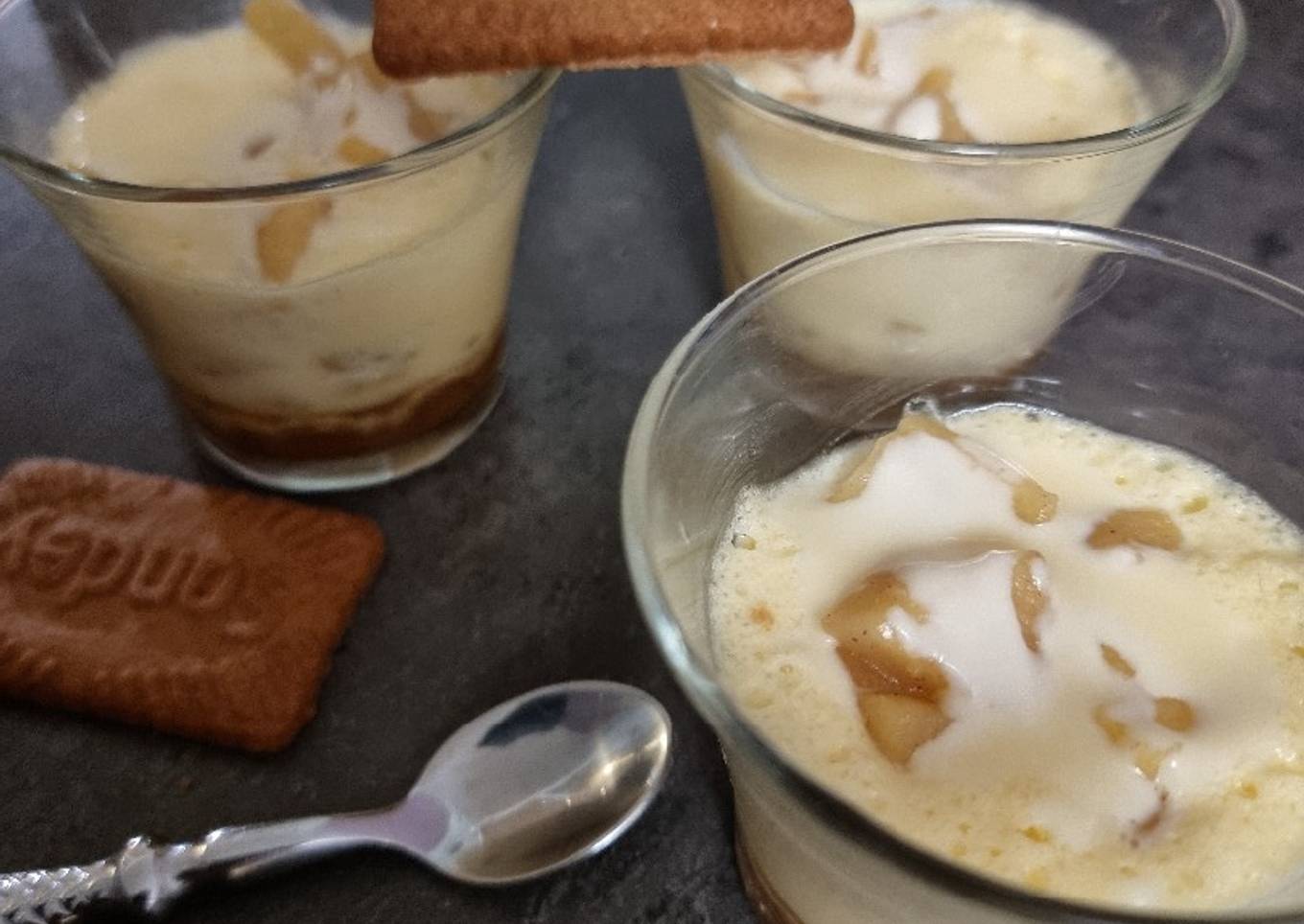 °Tiramisu pommes speculoos et caramel beurre salé°