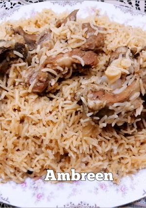 A picture of Mutton yakhni Pulao Recipe 😊.