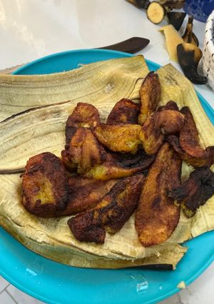 Una foto de Plátanos fritos Guatemaltecos (Dificultad: Fácil😊¼)