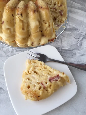 Easy Way Make Macaroni and Cheese in bundt pan #berburucelemekemas  #resolusi2019 the Delicious Delicious