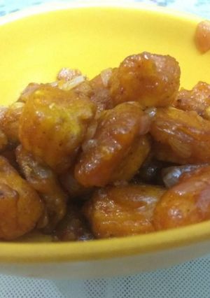 A picture of Crispy gobi without soy sauce.