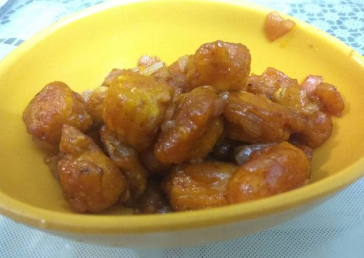 Crispy gobi without soy sauce