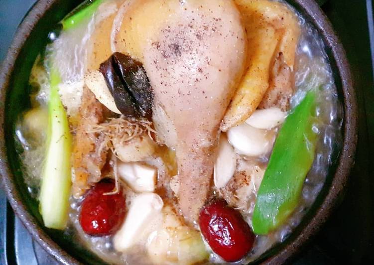 삼계탕(Samgyetang) chicken masak samgyetang