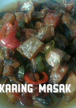 Foto resep Iwak Karing Masak Asam Khas Banjar Banar (Ikan Asin Asam Manis)