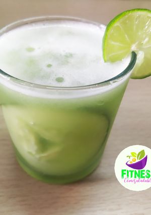 Una foto de Fresh de limón y pepino