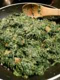 Paul's Thanksgiving Chopped Spinach