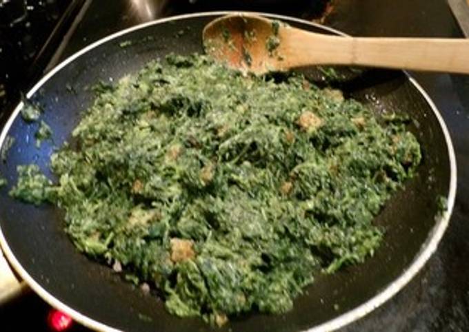 Simple Way to Prepare Speedy Paul&#39;s Thanksgiving Chopped Spinach