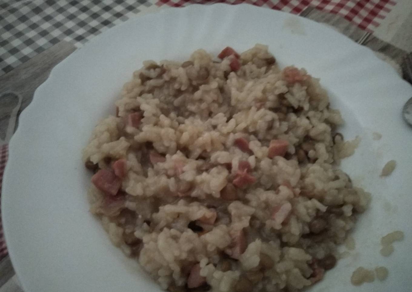 Arroz con lentejas