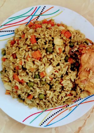 Una foto de Arroz con pollo