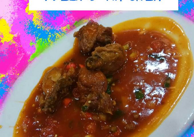 Ayam saus rica rica #bikinramadhanberkesan