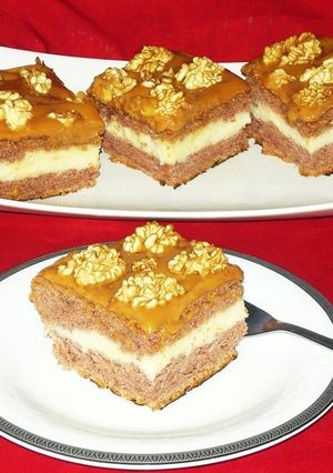 Zdjęcie przepisu Krówka na biszkopcie.