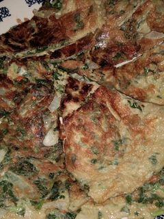 Foto resep Telur dadar bayam