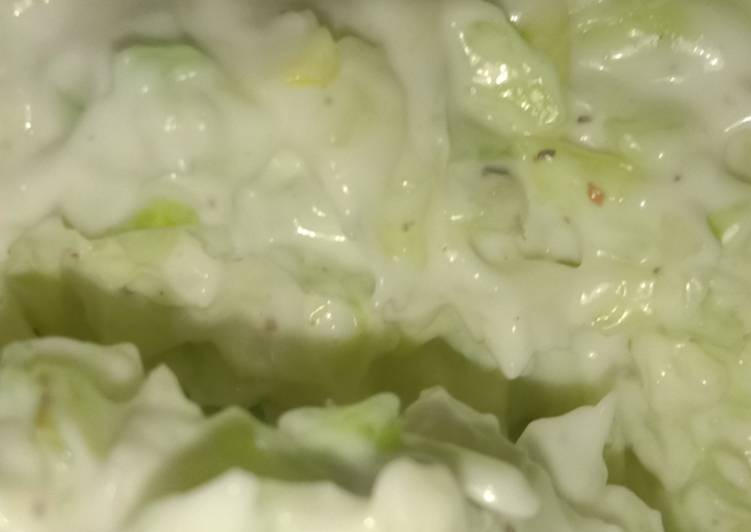Steps to Make Homemade Cabbage mayonnaise Salad