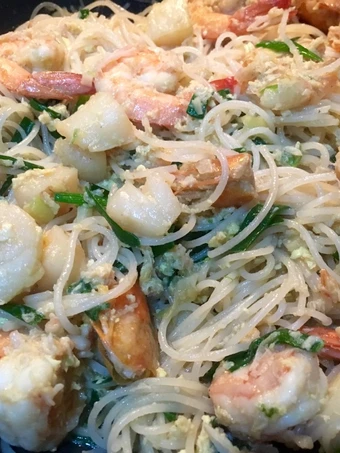 Easy Way Make Singapore Seafood White Beehoon the Awesome  Can spoil the tongue