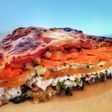 Lasagna de pescadilla y verduras