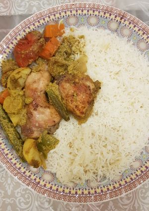 صورة لوصفة دجاج بالفرن