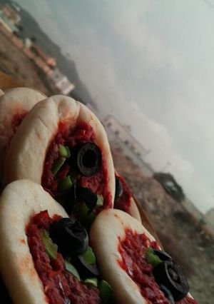 صورة لوصفة بيتزا