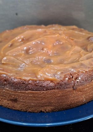 Une photo de Gateau pomme caramel