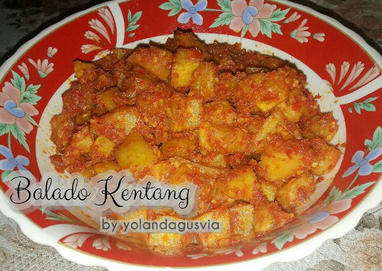 Resep Balado Kentang, Enak