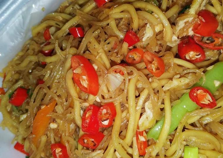 Resep Mie tumis extra hot, Enak Banget