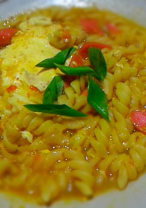 Foto resep (63).Macaroni kuah kari pedass
