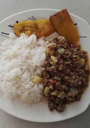 Una foto de Carne molida con papa