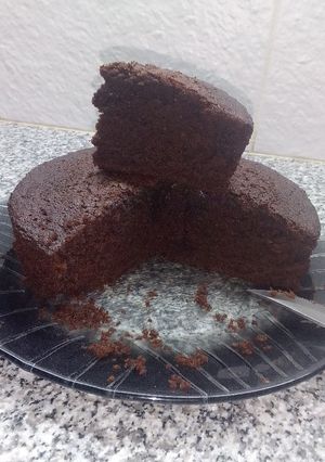 Una foto de Bizcochuelo básico chocolate
