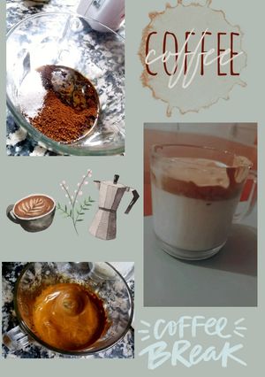 Una foto de Café espumoso☕