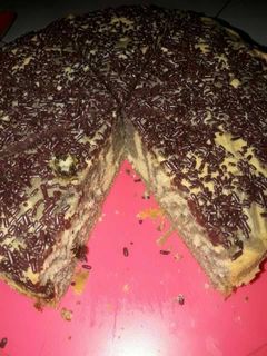 Foto resep Zebra cake / bolu marmer