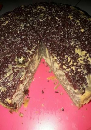 Foto resep Zebra cake / bolu marmer