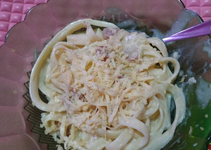 Pasta Fettuccine carbonara