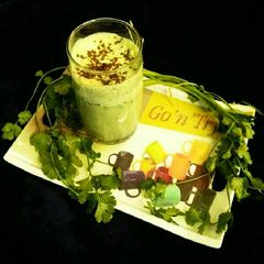 A picture of Coriander butter milk.