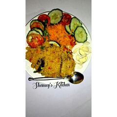 A picture of Veggies cous cous.