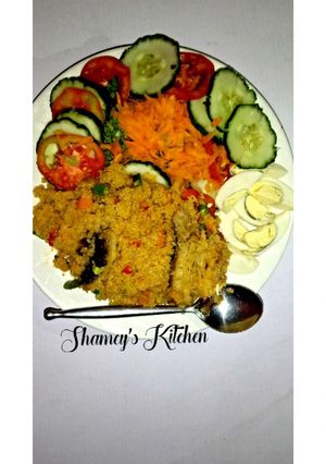A picture of Veggies cous cous.