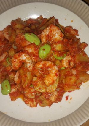 Foto resep Udang kentang balado#tantanganakhirtahun