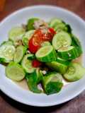 Timun daun melinjo cah ayam