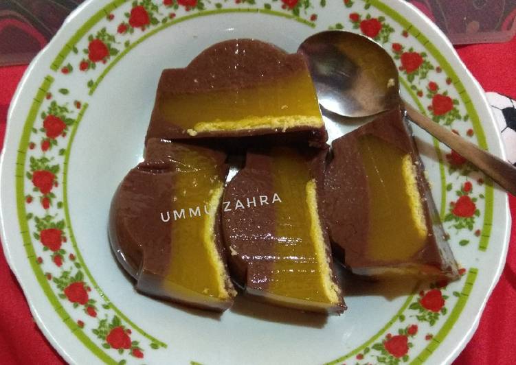 Puding Coklat Nutrisari #KusukaNgemil