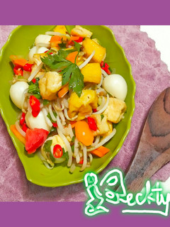 Foto resep 15. Tumis Tauge Tahu Telur Puyuh
