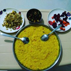 A picture of Arhar dal khichadi.