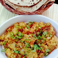 A picture of Shaljum ki Bhujia.