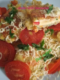 Foto resep Dadar telor macaroni