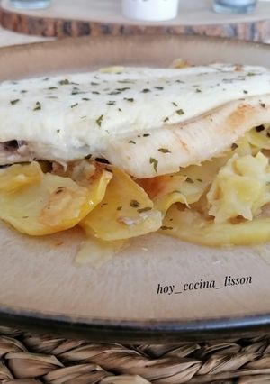 Una foto de Lenguado al horno