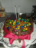 Bolo de chocolate com Recheio de doce Oreo e Brigadeiro