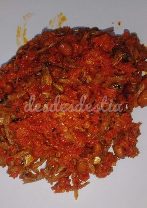 Foto resep Balado Teri Kacang Super Simpel