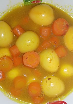 Foto resep Telur puyuh kuah kuning(to:BaLiTa)