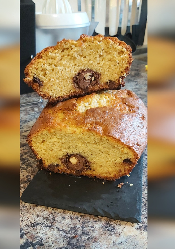 Una foto de Bizcocho con Ferreros Rocher