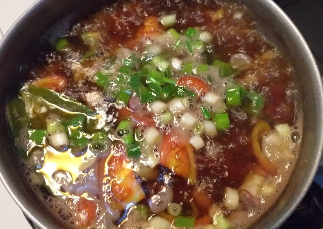 Asam dengan kacang merah